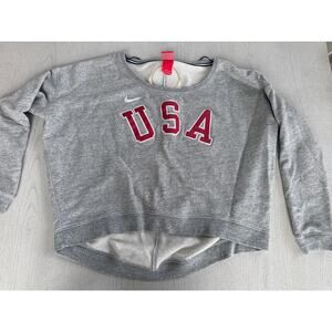 NIKE Olympic Team USA Sweatshirt Preppy All American Old Money R